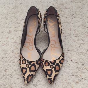 Sam Edelman Leopard Heels